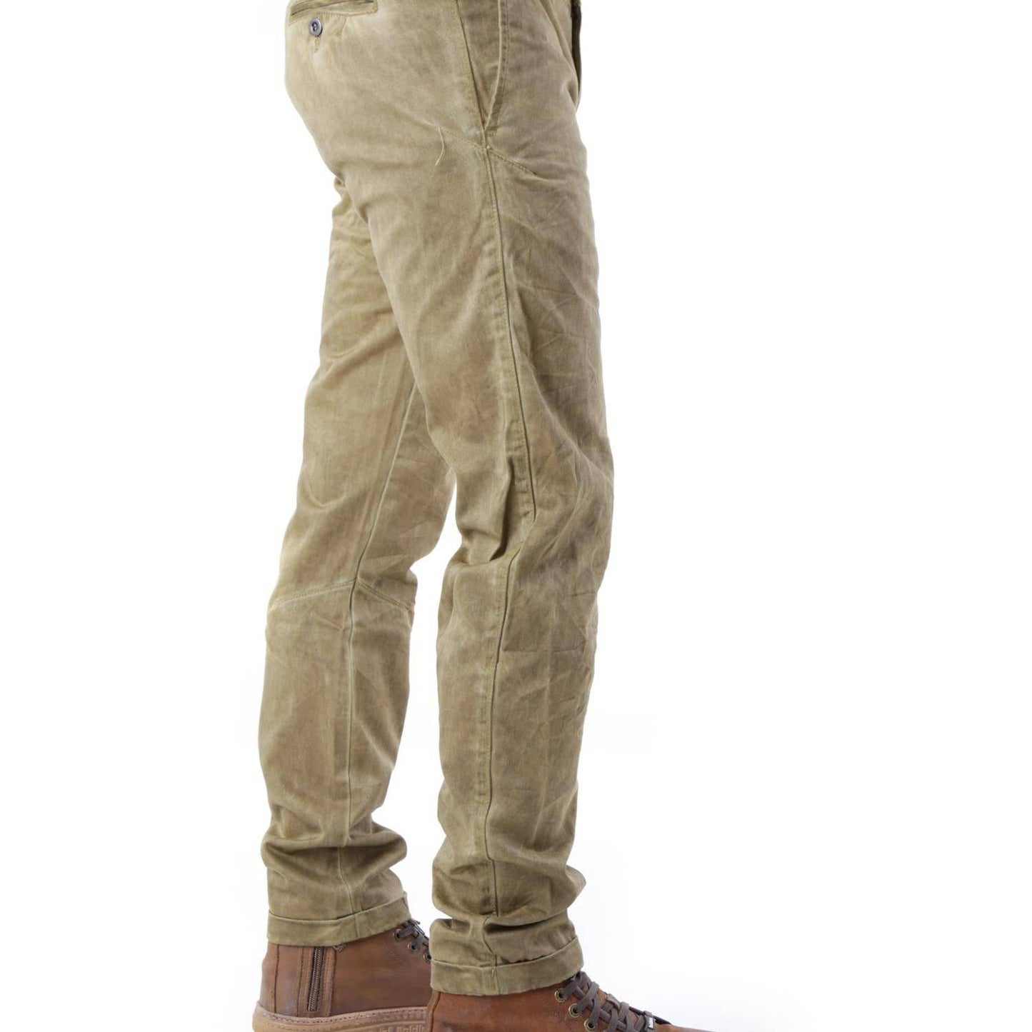 Pantaloni jeans uomo regular fit cotone 525 multitasche tinta unita