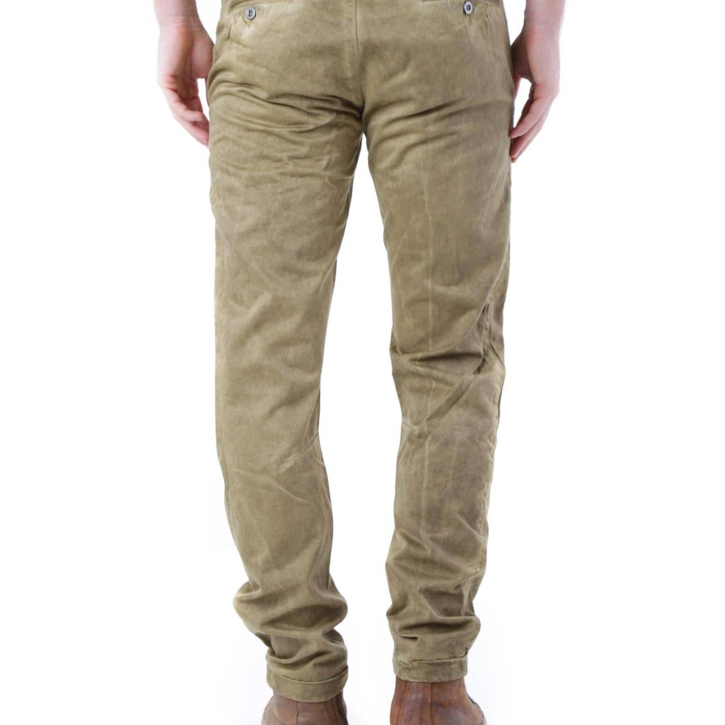 Pantaloni jeans uomo regular fit cotone 525 multitasche tinta unita