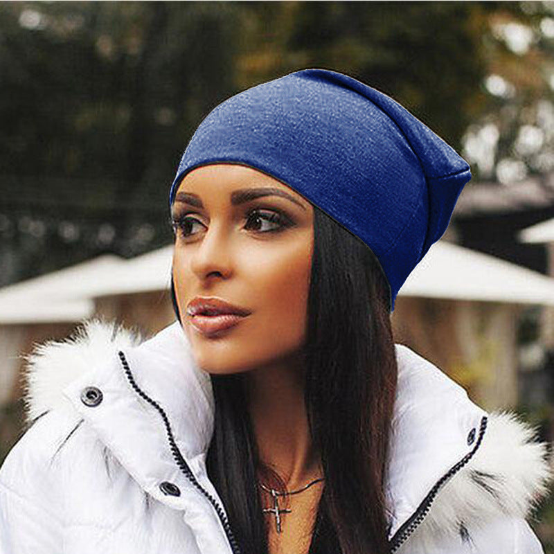 Cappello invernale autunnale in cotone vari colori