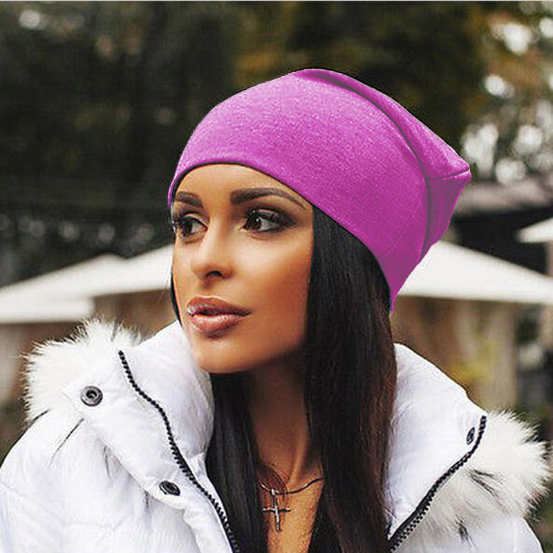 Cappello invernale autunnale in cotone vari colori