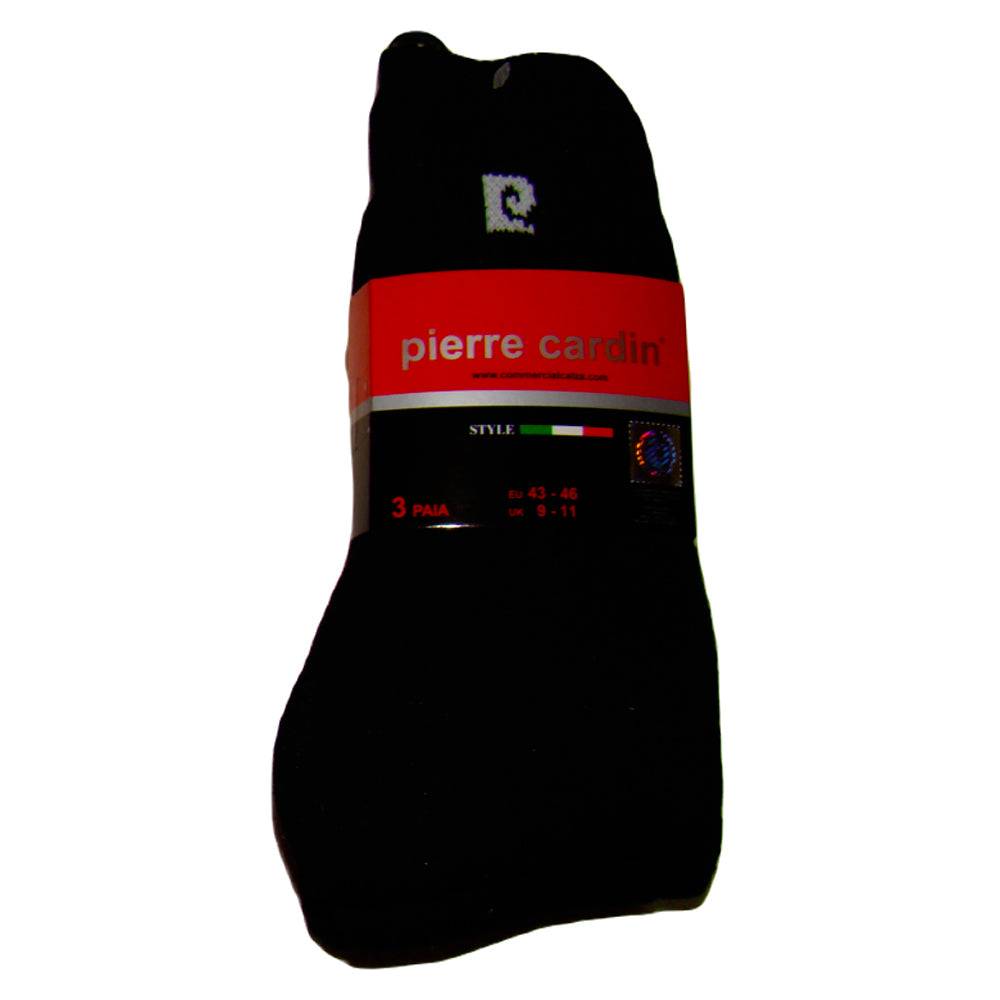 Calzini Uomo Tennis Sport Pierre Cardin 3 Paia Nero A
