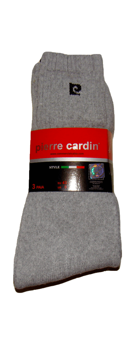 Calzini Uomo Tennis Sport Pierre Cardin 3 Paia Grigio A
