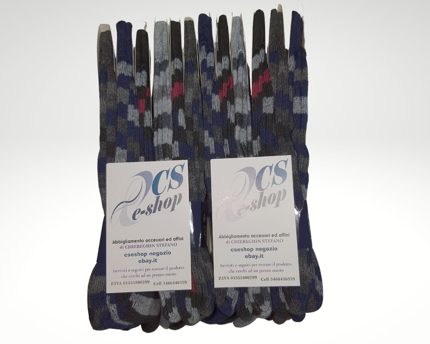 Calzini Calze Uomo Cotone Caldo Invernali Elastici presentazione lato