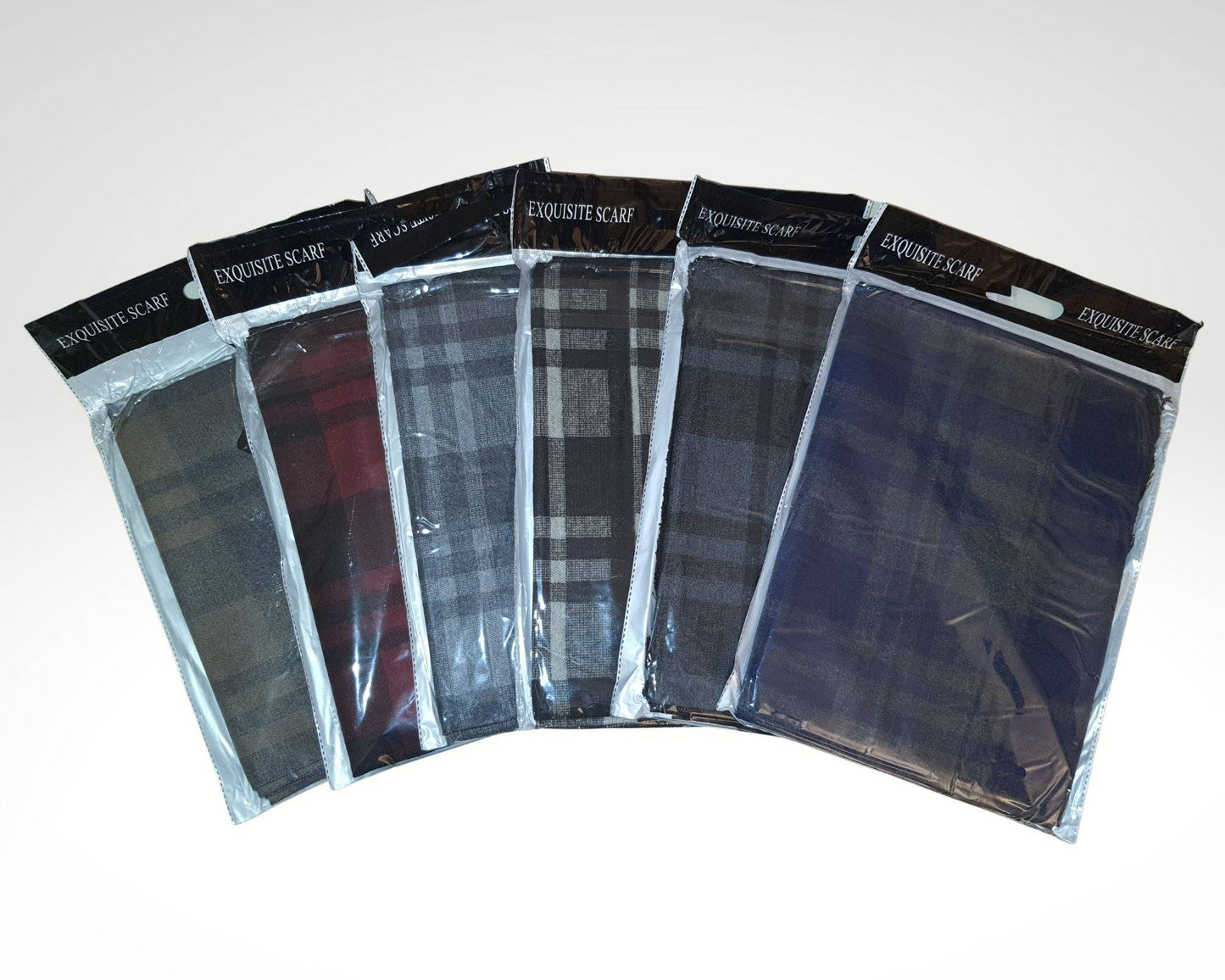 Sciarpa Pashmina Unisex Uomo Donna Viscosa Misto Lana