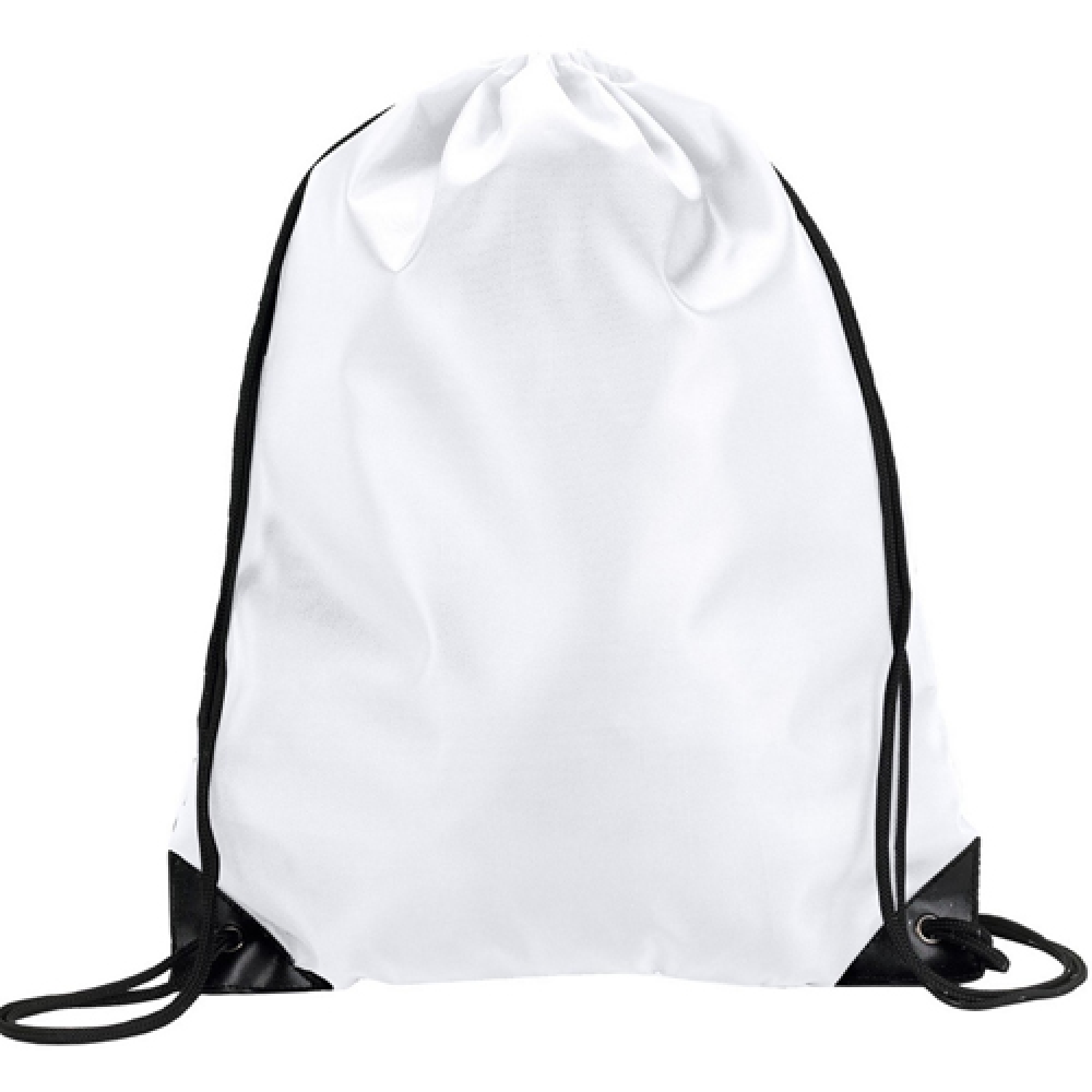 Zaino sacca palestra Bianco mare piscina temi vari Unisex Bianco rear