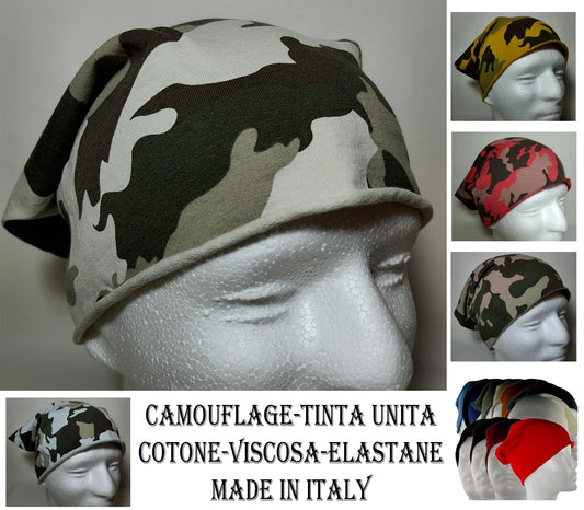 Berretto Cappello unisex cotone diversi colori taglia unica presentazione 2