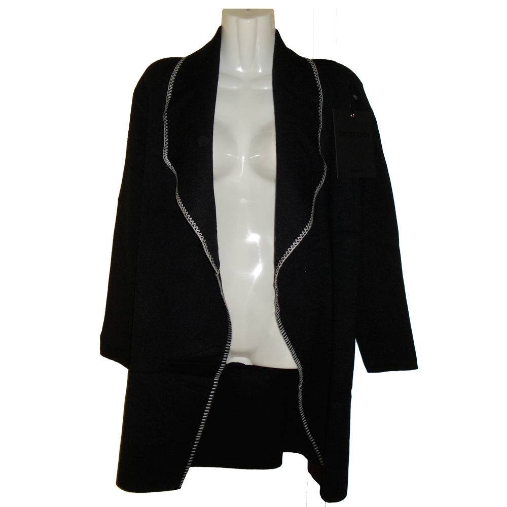 Cardigan Cappotto Donna nero