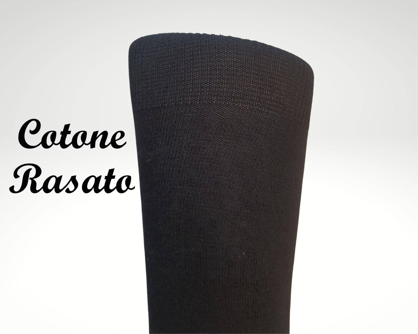 Calzini Calze Uomo Cotone Elastici 5 Paia Neri Qualità dettaglio