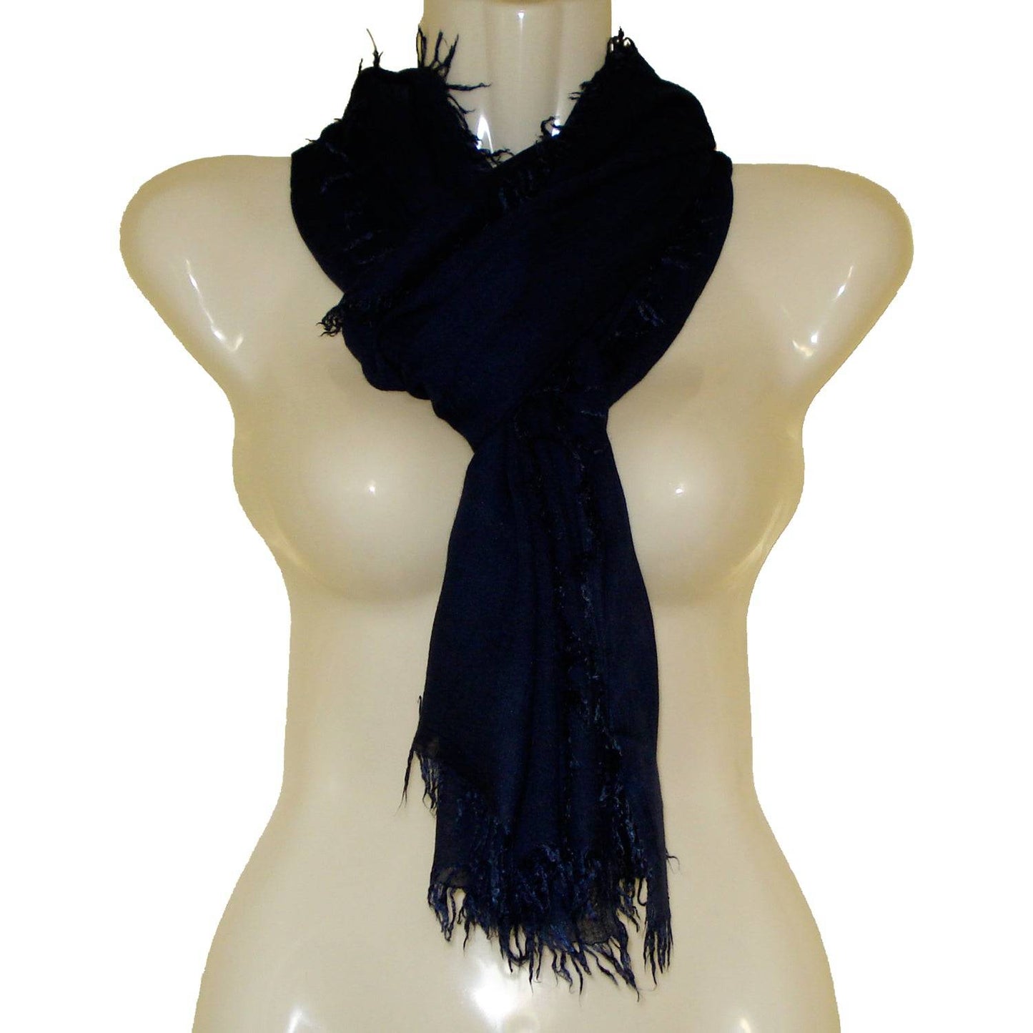 Pashmina donna uomo unisex sciarpa foulard Micromodal 100% colori vari