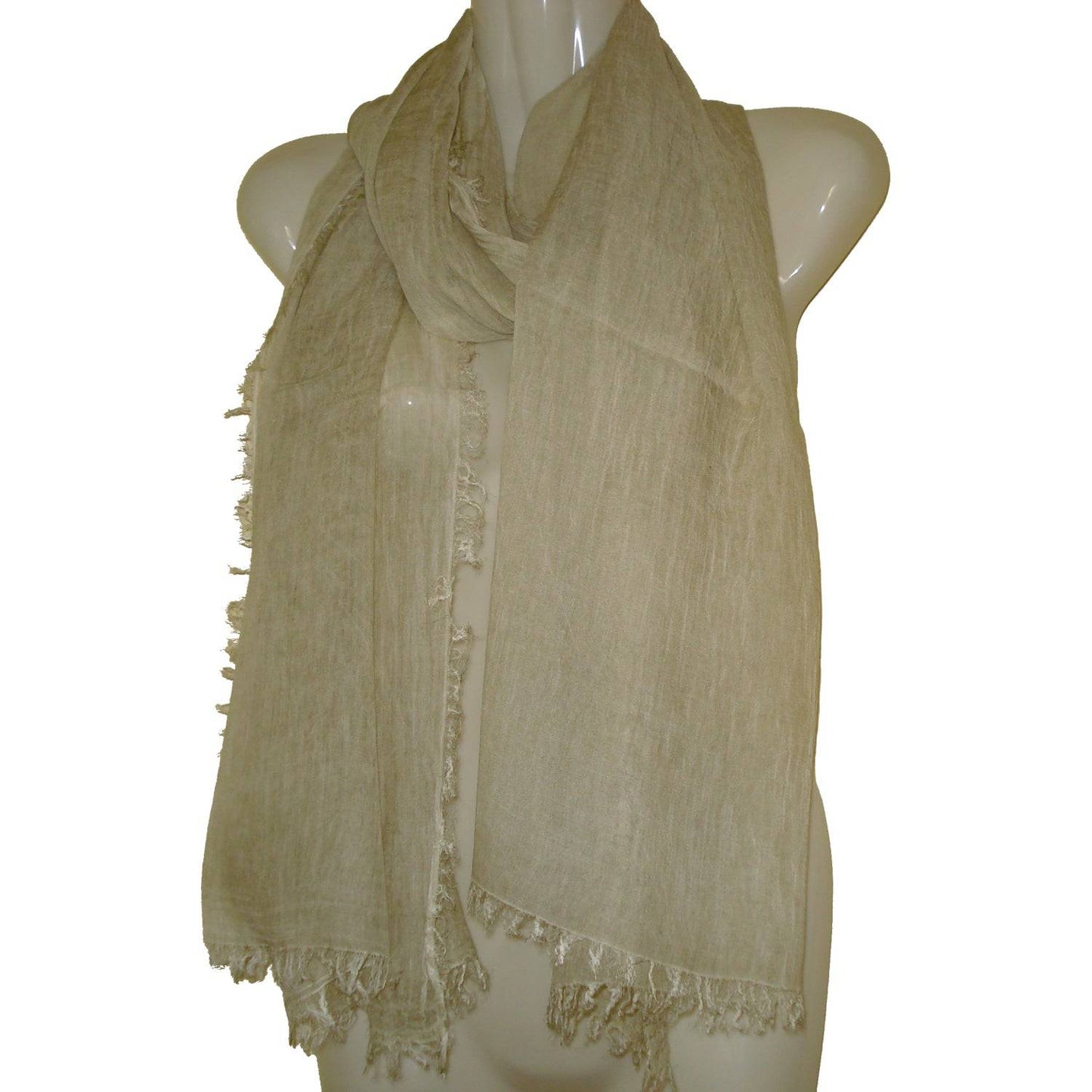 Pashmina donna uomo unisex sciarpa foulard Micromodal 100% colori vari