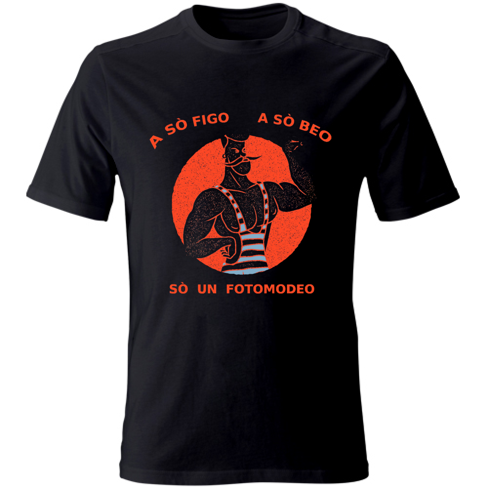 T-Shirt maglia maglietta Uomo manica corta vari colori cotone Humor Veneto