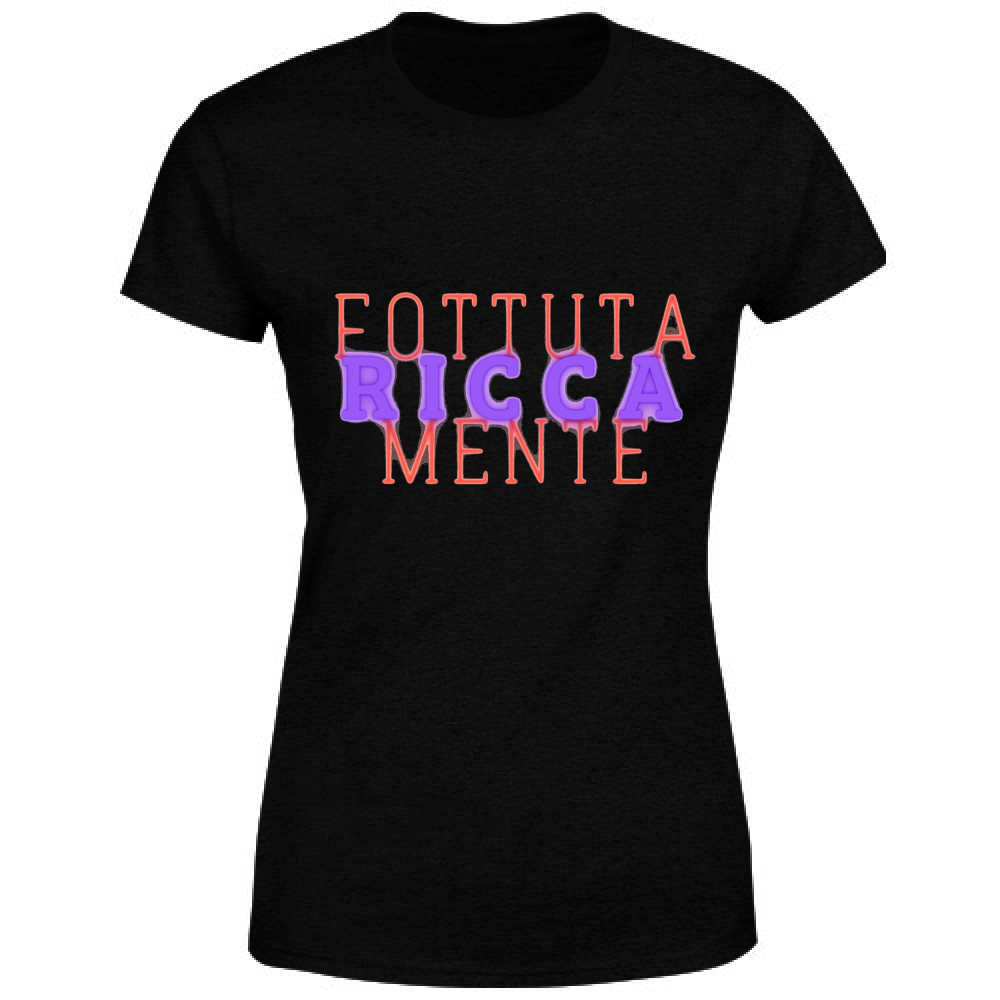 T-Shirt Maglietta maglia Donna manica corta cotone colori vari personalizzata