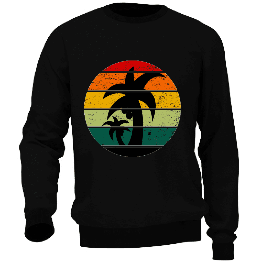 Felpa Maglia Estate Sunset Nero