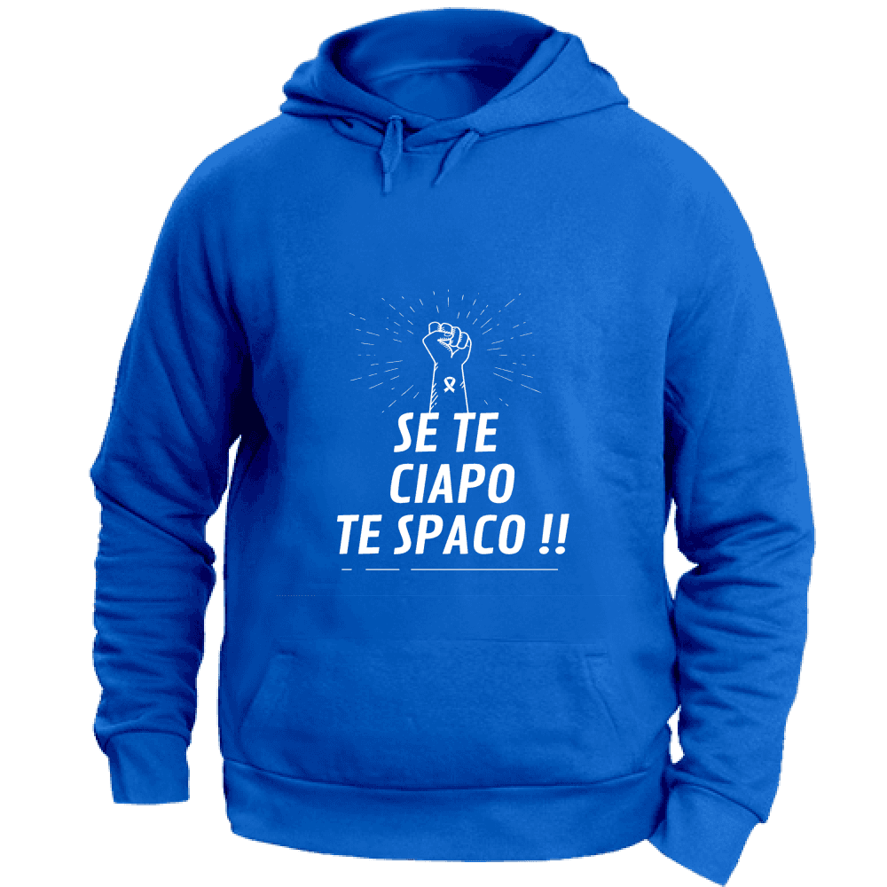 Felpa Maglia Uomo cappuccio Veneto DOC blu