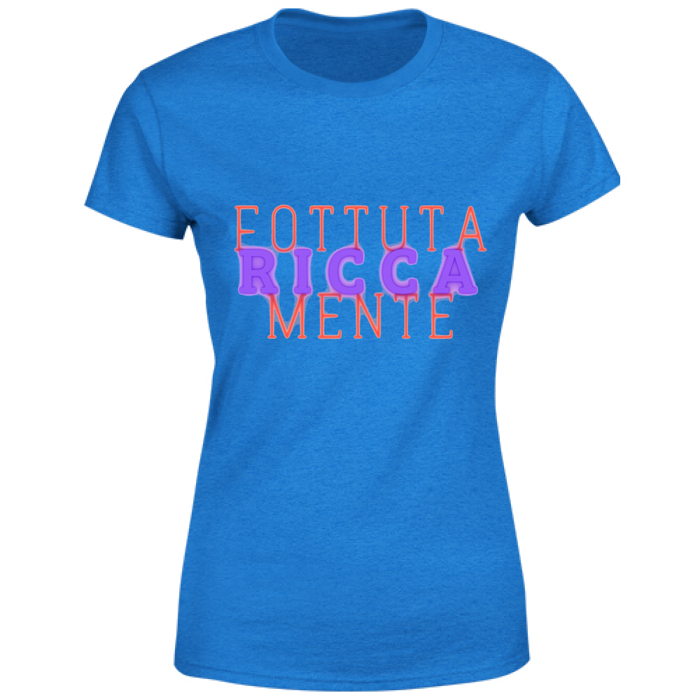 T-Shirt Maglietta maglia Donna manica corta cotone colori vari personalizzata