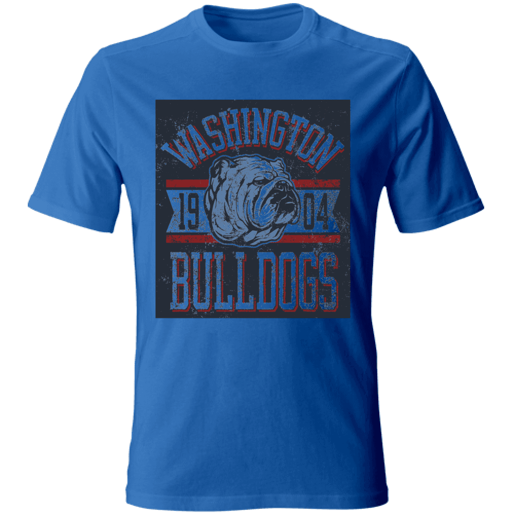 T-Shirt maglia maglietta Uomo manica corta vari colori cotone Bulldog