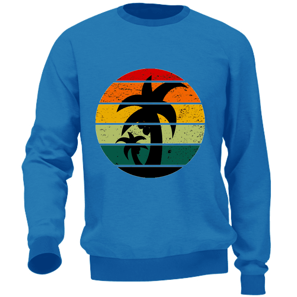 Felpa Maglia Estate Sunset Blu