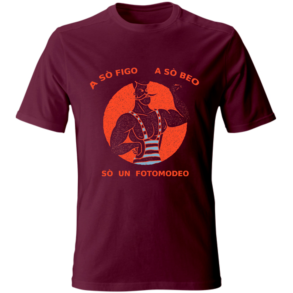 T-Shirt maglia maglietta Uomo manica corta vari colori cotone Humor Veneto