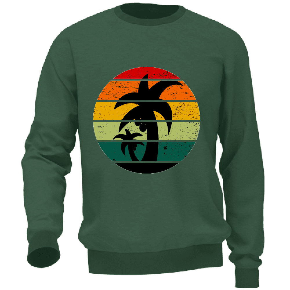 Felpa Maglia Estate Sunset Verde