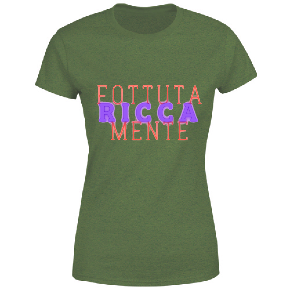 T-Shirt Maglietta maglia Donna manica corta cotone colori vari personalizzata