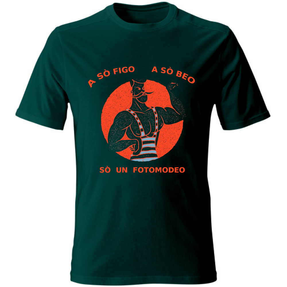 T-Shirt maglia maglietta Uomo manica corta vari colori cotone Humor Veneto