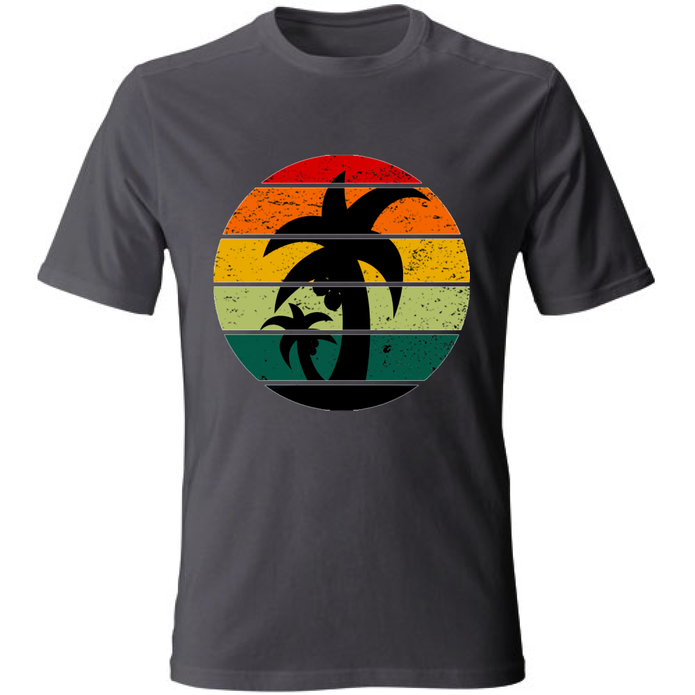 T-Shirt maglia maglietta Uomo manica corta vari colori cotone Estate Sunset