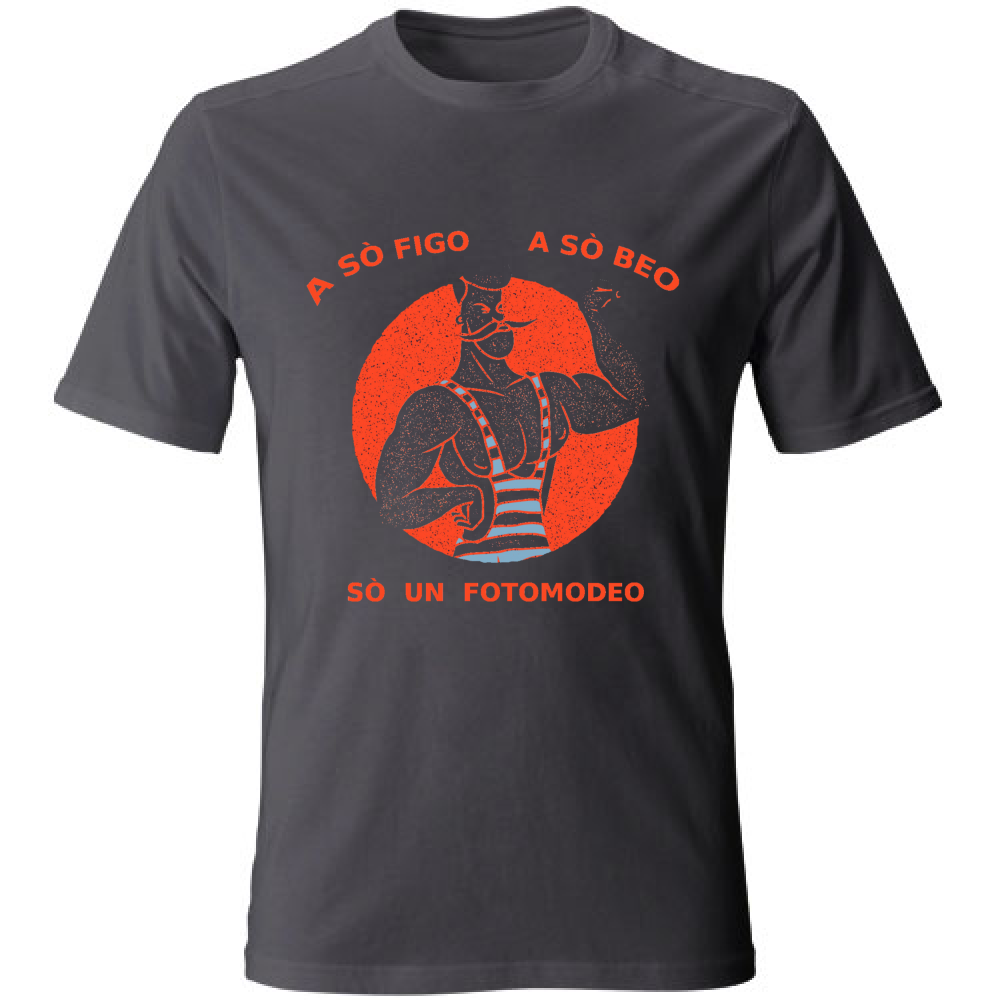 T-Shirt maglia maglietta Uomo manica corta vari colori cotone Humor Veneto