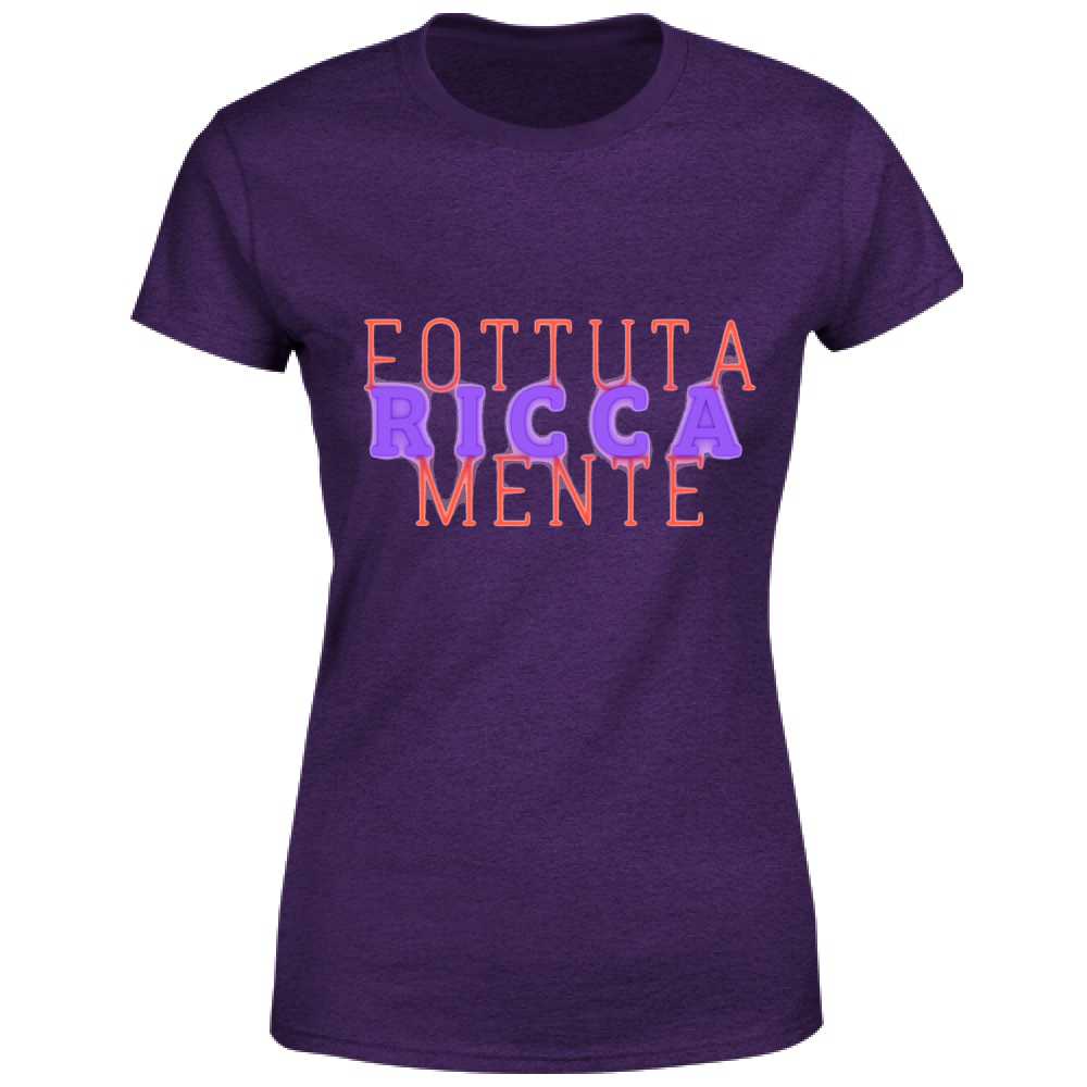T-Shirt Maglietta maglia Donna manica corta cotone colori vari personalizzata