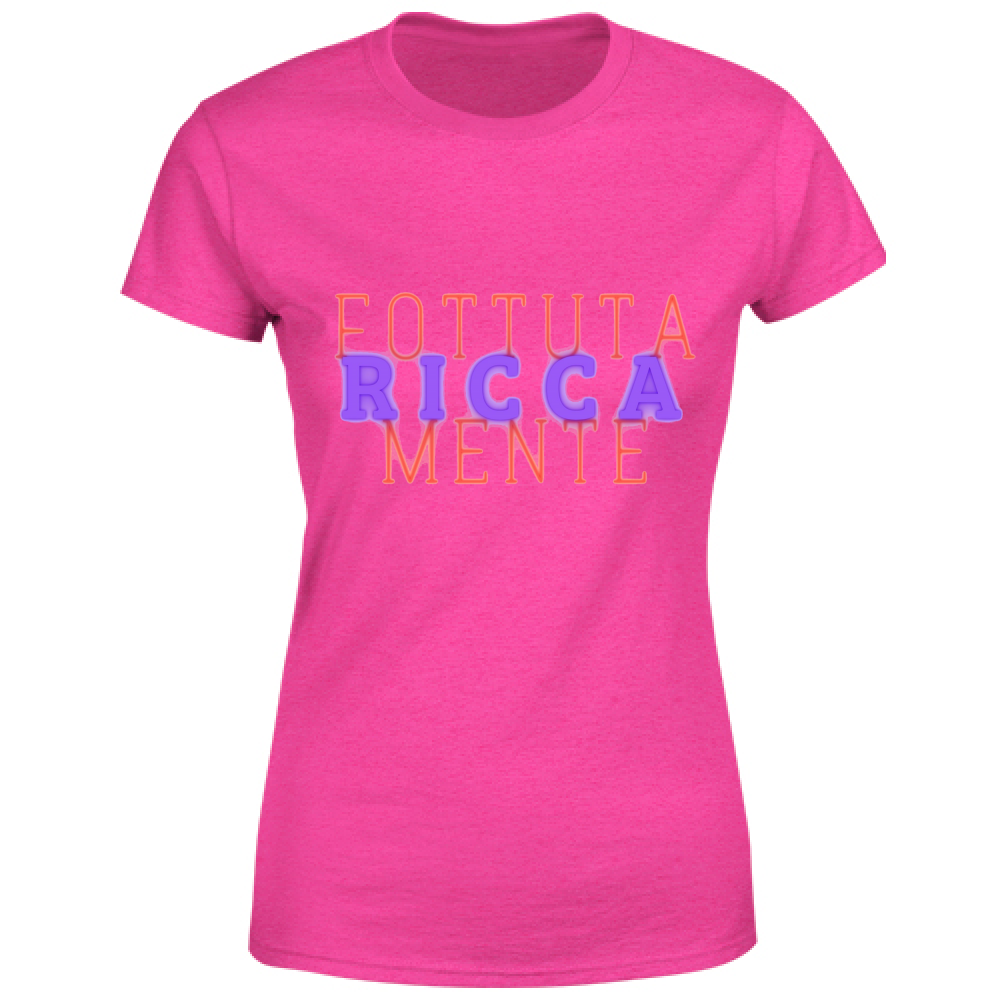 T-Shirt Maglietta maglia Donna manica corta cotone colori vari personalizzata