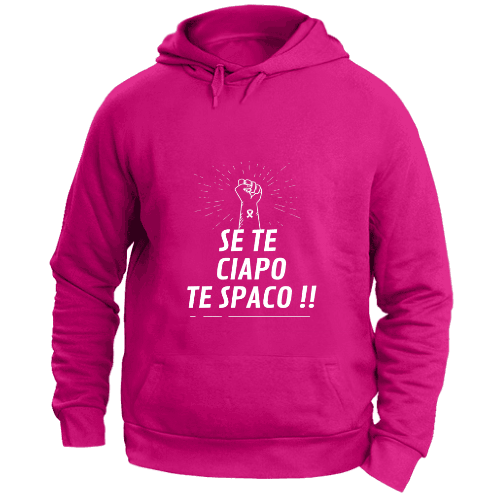 Felpa Maglia Uomo cappuccio Veneto DOC fucsia