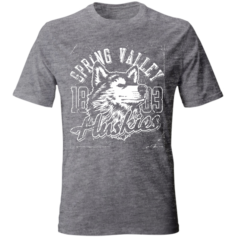 T-Shirt maglia maglietta Uomo manica corta vari colori cotone Huskies Estate