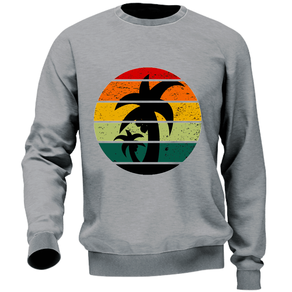 Felpa Maglia Estate Sunset Grigio