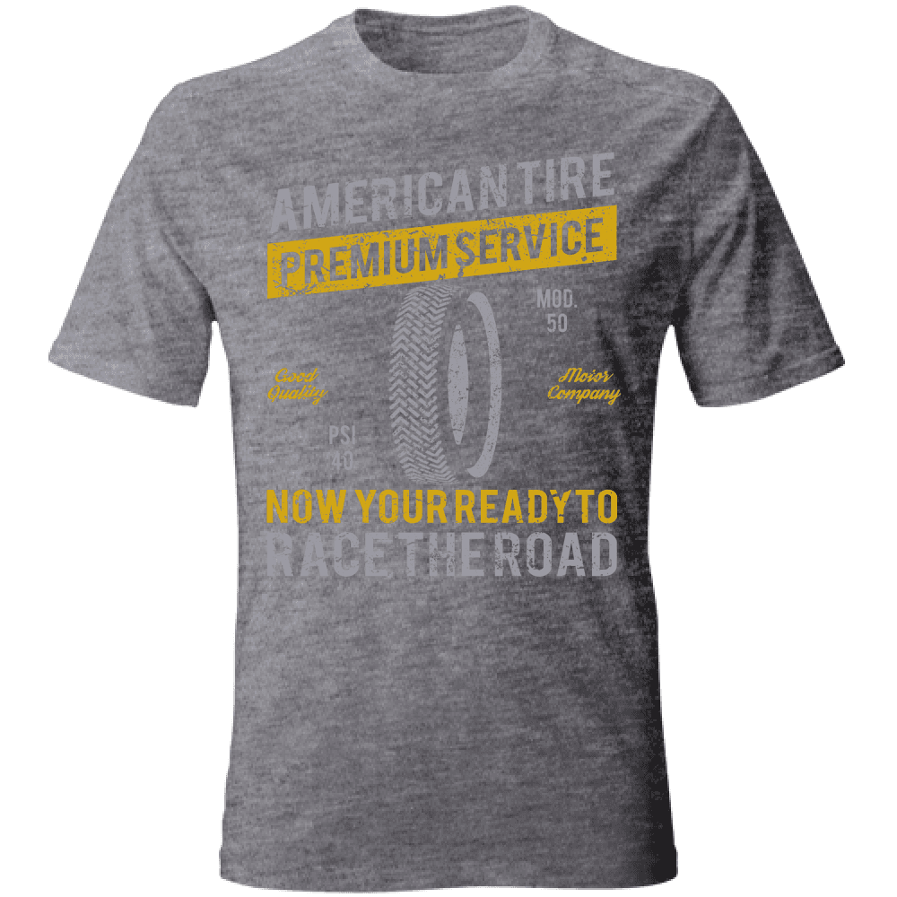 T-Shirt maglia maglietta Uomo manica corta vari colori cotone American Tire