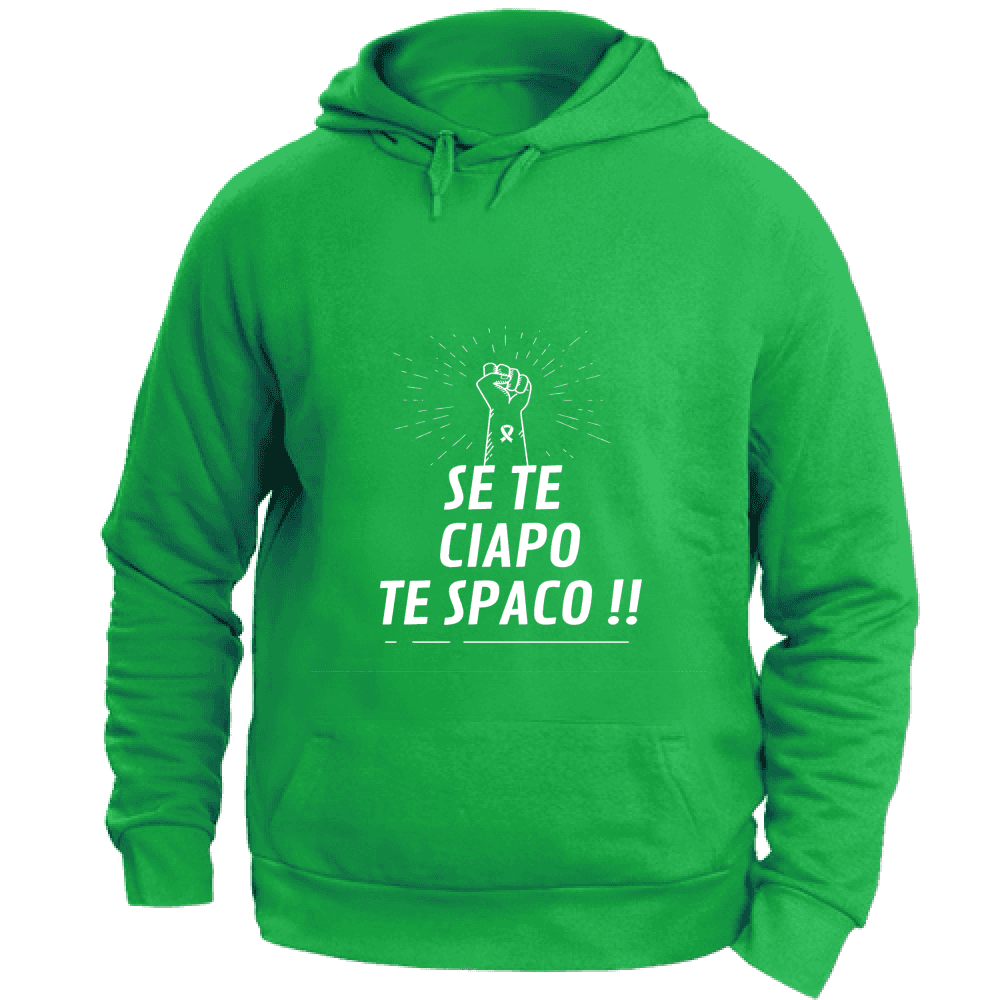 Felpa Maglia Uomo cappuccio Veneto DOC verde