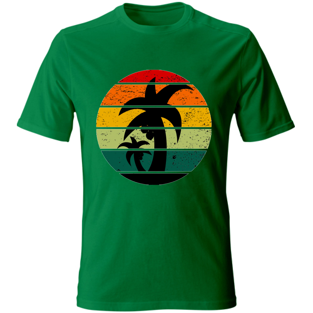 T-Shirt maglia maglietta Uomo manica corta vari colori cotone Estate Sunset