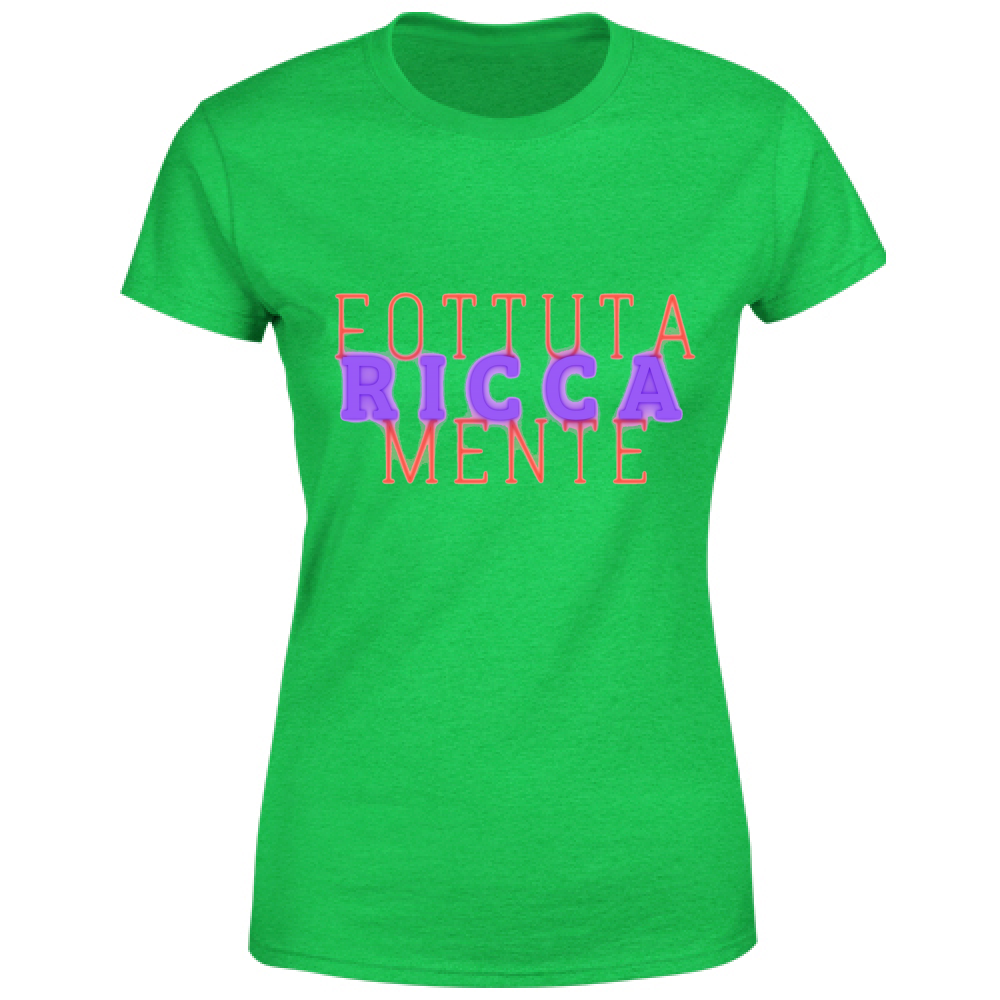 T-Shirt Maglietta maglia Donna manica corta cotone colori vari personalizzata