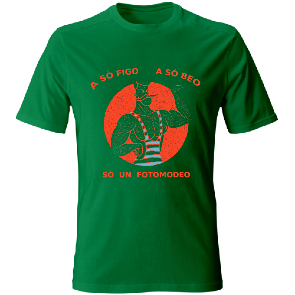 T-Shirt maglia maglietta Uomo manica corta vari colori cotone Humor Veneto