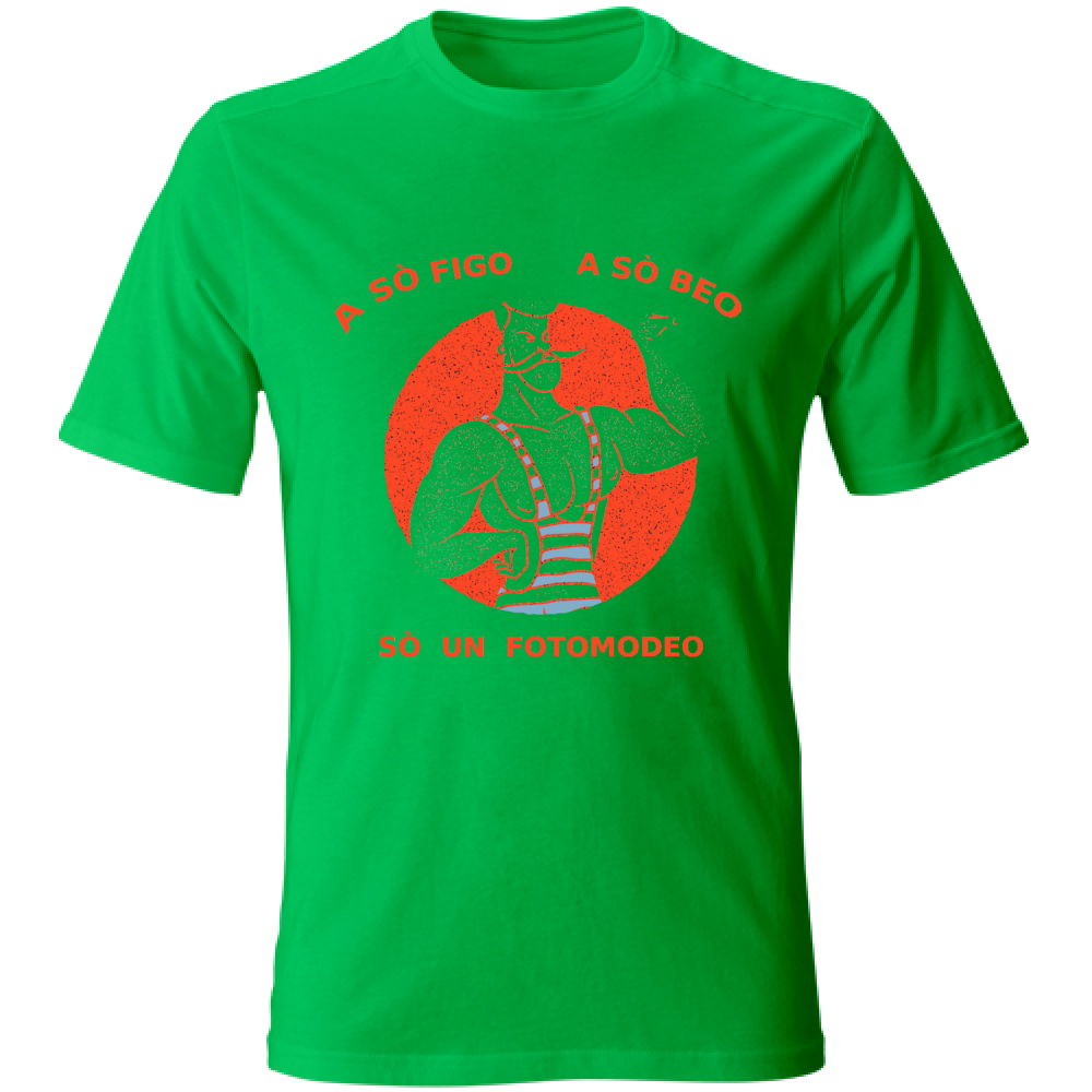 T-Shirt maglia maglietta Uomo manica corta vari colori cotone Humor Veneto