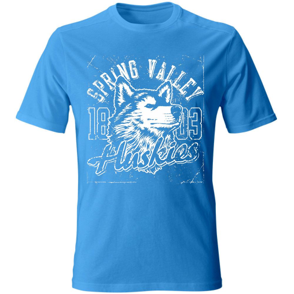 T-Shirt maglia maglietta Uomo manica corta vari colori cotone Huskies Estate