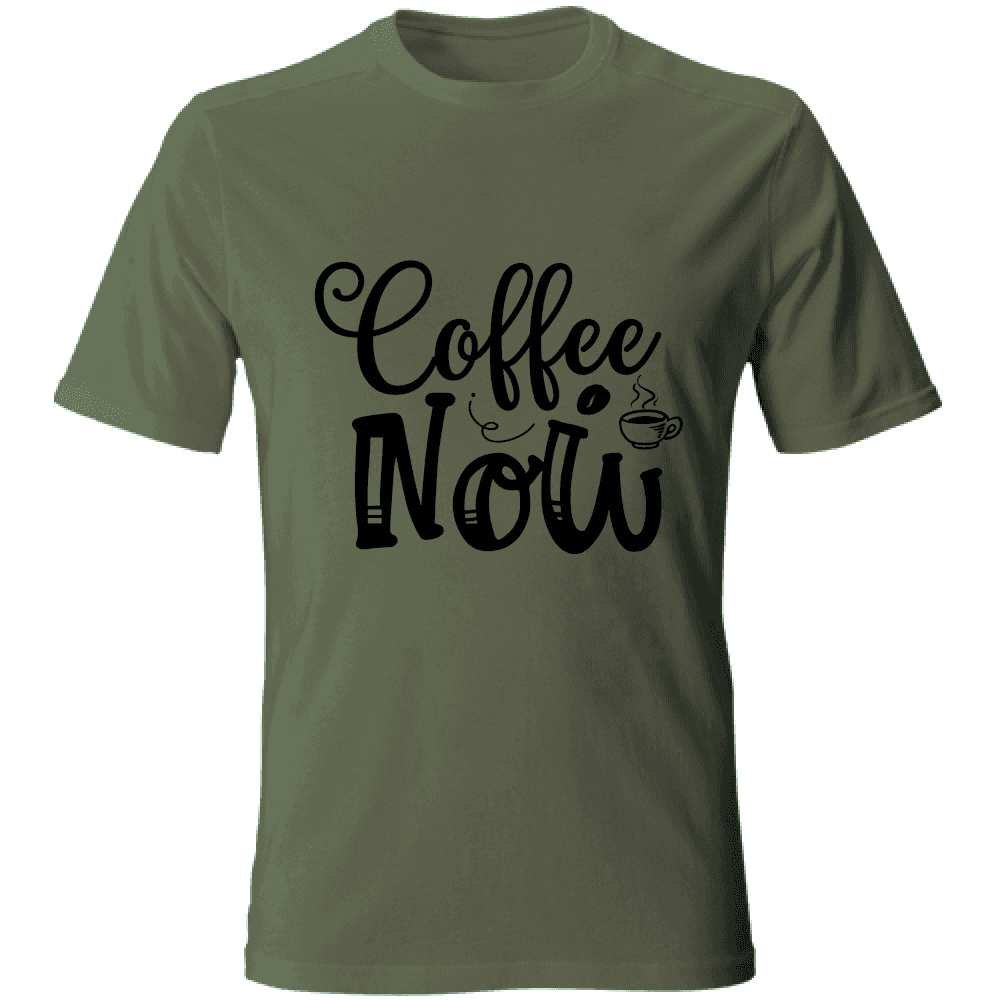 T-Shirt maglia maglietta Uomo manica corta vari colori cotone Caffè Estate