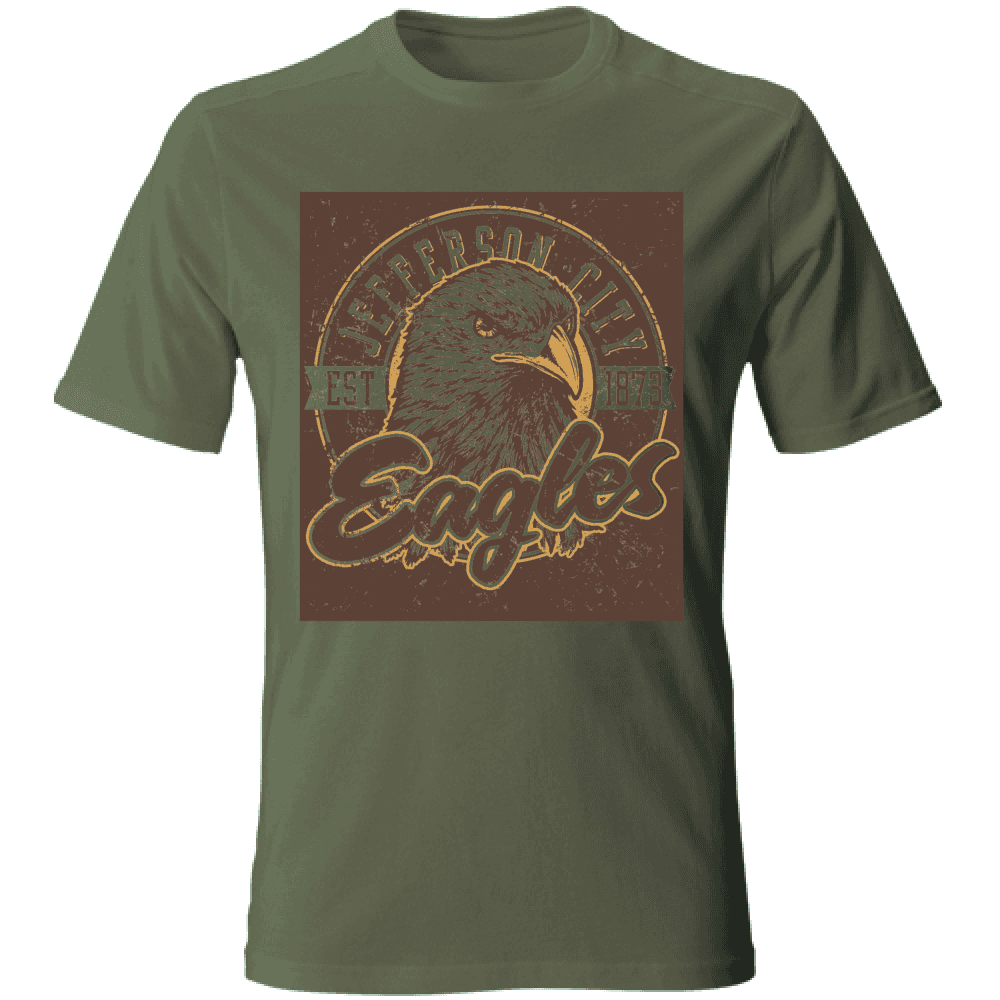 T-Shirt maglia maglietta Uomo manica corta vari colori cotone Aquile Estate