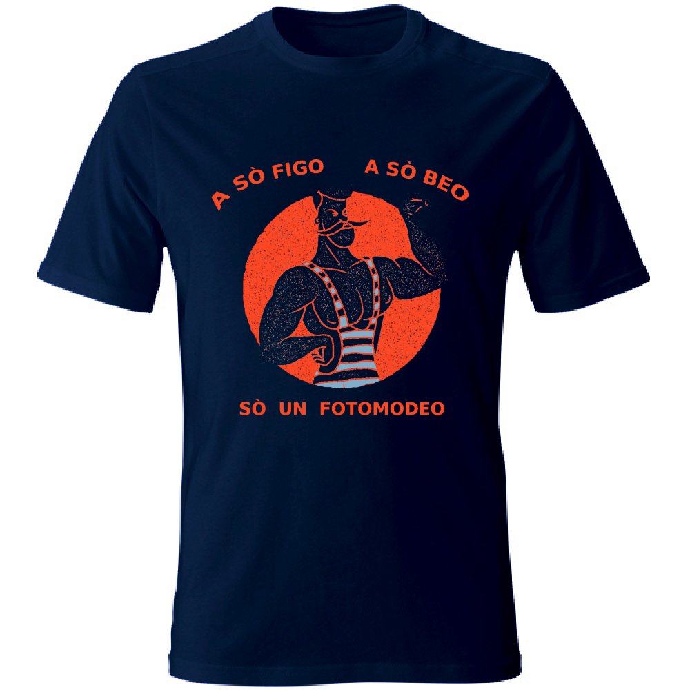 T-Shirt maglia maglietta Uomo manica corta vari colori cotone Humor Veneto
