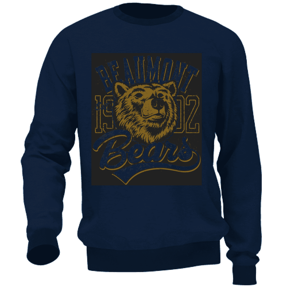 Felpa Maglia Orso Navy