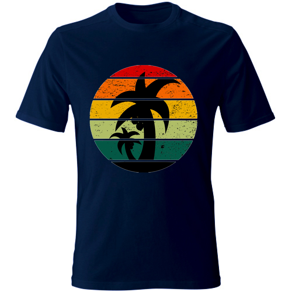 T-Shirt maglia maglietta Uomo manica corta vari colori cotone Estate Sunset