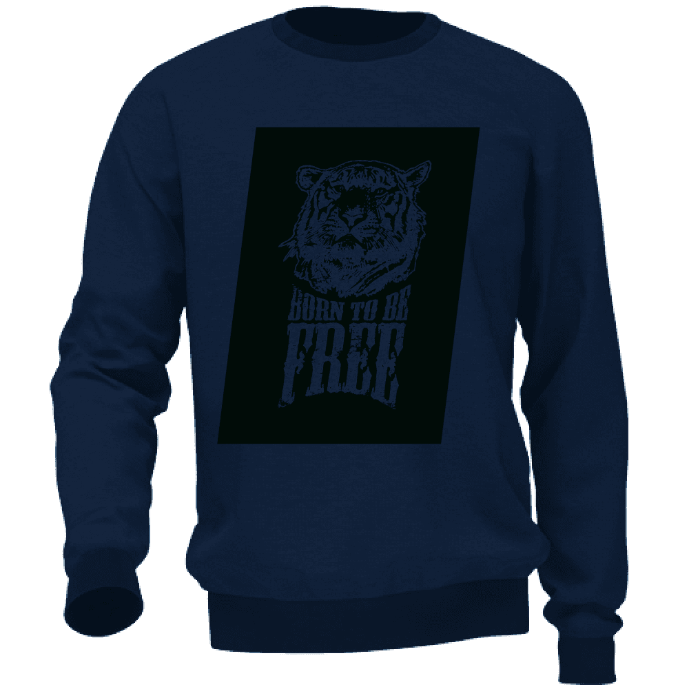 Felpa Maglia Tigre Libertà Navy