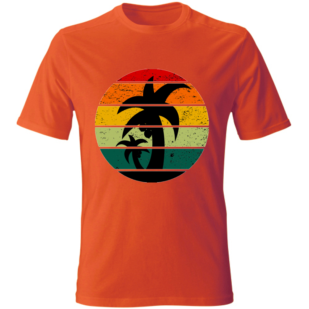 T-Shirt maglia maglietta Uomo manica corta vari colori cotone Estate Sunset