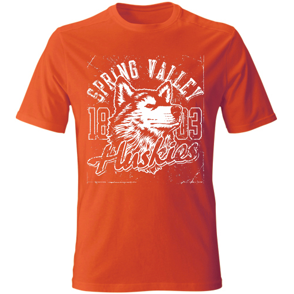 T-Shirt maglia maglietta Uomo manica corta vari colori cotone Huskies Estate