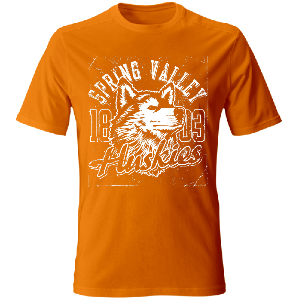 T-Shirt maglia maglietta Uomo manica corta vari colori cotone Huskies Estate