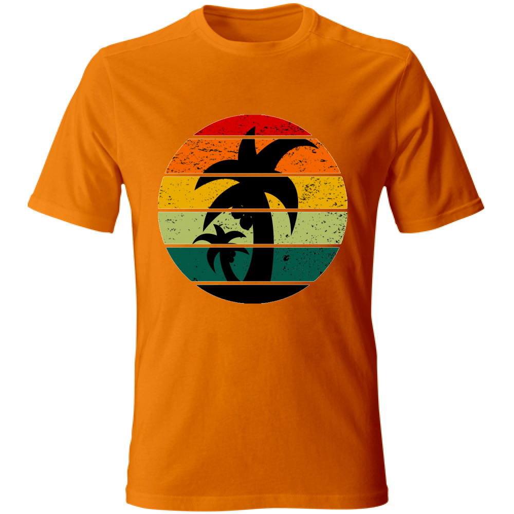 T-Shirt maglia maglietta Uomo manica corta vari colori cotone Estate Sunset