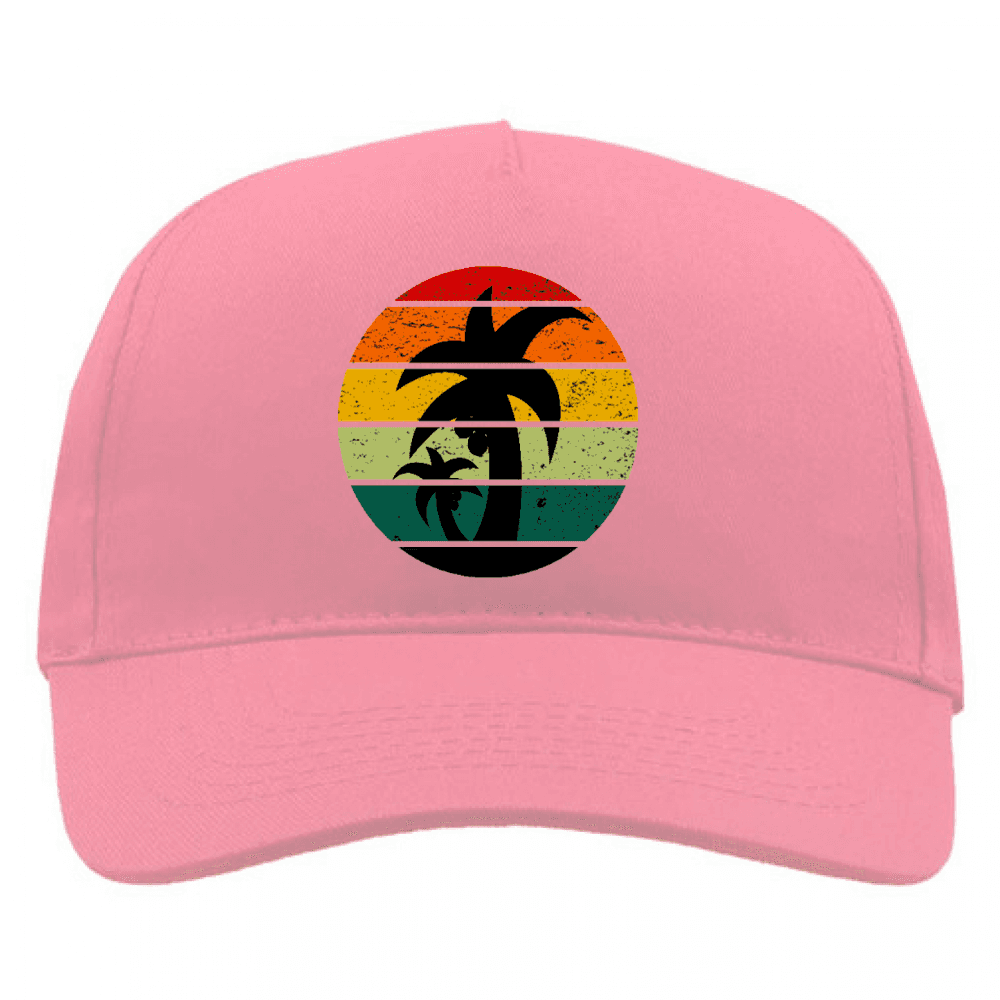 Cappellino Cappello Berretto Estate Unisex sunset rosa